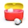 JLab Go Pop True Wireless Earbuds Bluetooth 5 Dual Connect IPX4 App Support Confetti