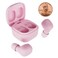 Coby Mini Wireless Earbuds Bluetooth 53 Headphones Small inEar Noise Isolating Ear Buds with Mic Charging Case 12 Hr Playtime Lightweight Invisible Headset for iPhone Android Pink