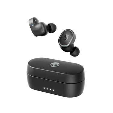 Skullcandy Sesh ANC Wireless Earbuds Bluetooth Headphones Noise Cancelling Up to 46 Hours Battery with Charging Case Sweat and Water Resistant Microphone for iPhone Android True Black