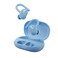 Skullcandy Push Play Active Wireless Earbuds Bluetooth Headphones Noise Isolating Fit 34 Hrs Battery SecureFit OverEar Hanger Sweat Water Resistant Microphone for iPhone Android Preppy Blue