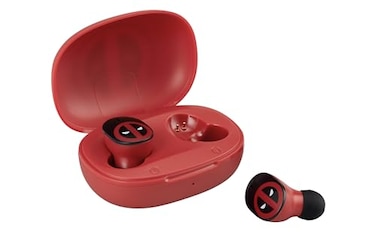 eKids Deadpool Wireless Earbuds with Microphone Bluetooth Earbuds with Charging Case Deadpool