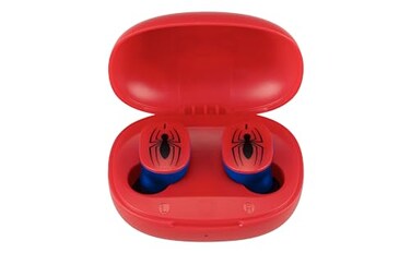 eKids Spiderman Wireless Earbuds for Kids Bluetooth Earbuds with Charging Case