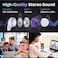 JustJamz Bulk Ear Buds Bubbles 10 Pack Wired Ear Buds Bulk for Schools Classrooms and Students with 35mm Jack Earphones in Bulk Wired Earbuds Pack School Supplies Earbuds and Multi Pack Headphones