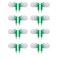 CN-Outlet CNOutlet Wholesale Earbuds Bulk Headphones Individually Bagged 50 Pack for iPhone Android MP3 Player for Schools Libraries Hospitals Green