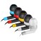 Keewonda Bulk Earbuds Headphones 30 Pack Multi Color for Classroom Kids Students School Disposable Earbuds Earphones for Computers Laptop iPad Individually Bagged