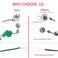 Keewonda Bulk Earbuds Headphones 30 Pack Multi Color for Classroom Kids Students School Disposable Earbuds Earphones for Computers Laptop iPad Individually Bagged