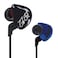 KZ ED12 inEar Headphones EarphonesEarbudsHeadset CompatibleBlack Black Without Mic
