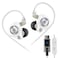 KZ Gale USB C Headphones Wired Earbuds for Samsung S25 S24 S23 FE S22 S21 S20 A53 A54 Type C IEM Earphone with Microphone Builtin DSP Sound Card for iPhone 16 Pro Pixel 9 Pro TypeC White