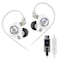 KZ Gale USB C Headphones Wired Earbuds for Samsung S25 S24 S23 FE S22 S21 S20 A53 A54 Type C IEM Earphone with Microphone Builtin DSP Sound Card for iPhone 16 Pro Pixel 9 Pro TypeC White