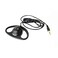 LINHUIPAD Single Side Earphone D Shape Earpiece Headset Listen Only 35mm Hook Earbud simultaneous Interpretation Headphone 1 Pack