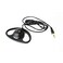 LINHUIPAD Single Side Earphone D Shape Earpiece Headset Listen Only 35mm Hook Earbud simultaneous Interpretation Headphone 1 Pack