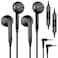 LUDOS FEROX 2 Pack Wired Earbuds inEar Headphones Earphones with Microphone Noise Isolation for 35mm Jack Ear Buds for iPhone Samsung Computer Laptop Kids School Students
