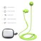 MAXROCK Wired Sleep Earphones Soft Sleep Earbuds Total Silicon Sleeping Headphones with inline Mic for Cellphones Mp3 Tablet pocasts 35mm Green