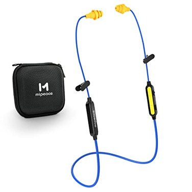 MIPEACE Bluetooth Work Earplugs HeadphoneWireless inEar Noise Isolating Earbuds29dB Noise Reduction Headphone with Control19 Hours Battery for Lawn Mowing Safety Industrial ConstructionBlack