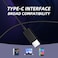 MORMOQUE EP06 USB Type C Earbuds inEar Wired EarphonesBuiltin HD Microphone Magnetic Headphones Clear Sound Quality bass Noise Cancelling Ear Buds