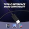 MORMOQUE EP06 USB Type C Earbuds inEar Wired EarphonesBuiltin HD Microphone Magnetic Headphones Clear Sound Quality bass Noise Cancelling Ear Buds