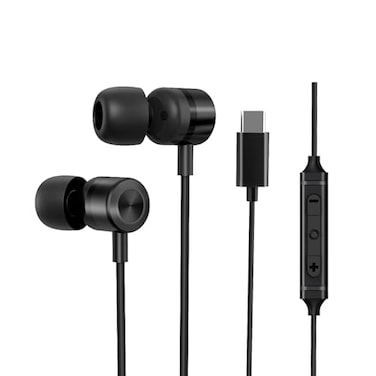 MORMOQUE EP06 USB Type C Earbuds inEar Wired EarphonesBuiltin HD Microphone Magnetic Headphones Clear Sound Quality bass Noise Cancelling Ear Buds
