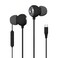 Realm USBC Earbuds High Fidelity in Ear Headphones with Built in Microphone Hands Free Calling Track Controls Compatible with iPhone 15 Google Samsung Huawei Other Type C Devices Black