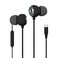 Realm USBC Earbuds High Fidelity in Ear Headphones with Built in Microphone Hands Free Calling Track Controls Compatible with iPhone 15 Google Samsung Huawei Other Type C Devices Black