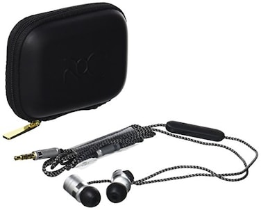 RoC ROC Model III Silver by Cristiano Ronaldo Wired Sport Earbuds inEar Headphones New 2018 Silver