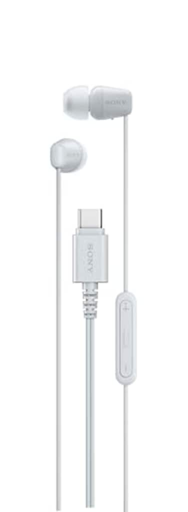 Sony IEREX15C USBC Plug Wired inEar Headphones for iPhone and Android Phones with Builtin MultiFunction Button Volume and Mic Control Supports USB Audio Class 10 Devices White