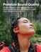 SUUNTO WING Open ear bone conduction headphones Made for sports waterproof safety lights bluetooth