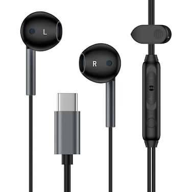HopePow USB C Wired Headphones for Samsung Galaxy S26 UltraS25S24 FEEarbuds Builtin Microphone Volume Control Earphones for iPhone 17e16e16 Pro Max16 Plus16Google Pixel 10a 10 10 Pro XL9a987