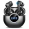 BUABMEQ Wireless Earbuds 2025 NEW Bluetooth 54 Headphones Bass 3D Stereo InEar Earphones with 4 ENC Noise Cancelling Mic 48H Playtime with LED Display IPX7 Waterproof for Laptop Pad Android iOS Black