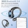 Rolosar Wireless Earbuds 2026 Bluetooth 54 Headphones Sport 60Hrs HiFi Stereo Deep Bass OverEar buds with ENC Noise Cancelling Mic IP7 Waterproof LED Display Earphones with Earhooks for WorkoutRunning