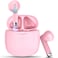 Jxrev Wireless Earbuds Bluetooth 54 Earbuds Stereo Bass Bluetooth Headphones in Ear Noise Cancelling Mic Earphones IP7 Waterproof Sports 32H Playtime USB C Charging Case Pink Ear Buds for Android iOS