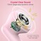 Jxrev Wireless Earbuds Bluetooth 54 Earbuds Stereo Bass Bluetooth Headphones in Ear Noise Cancelling Mic Earphones IP7 Waterproof Sports 32H Playtime USB C Charging Case Pink Ear Buds for Android iOS