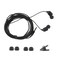 YOCUNKER 35mm Wired Earphone inEar Earbuds High Sound Quality 3 Meter Length Cord Lightweight SmartphoneTabletLaptopTV Earphones Watch TV from a Distance No MicrophoneBlack