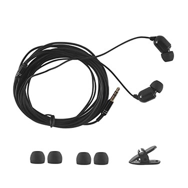 YOCUNKER 35mm Wired Earphone inEar Earbuds High Sound Quality 3 Meter Length Cord Lightweight SmartphoneTabletLaptopTV Earphones Watch TV from a Distance No MicrophoneBlack