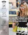 ZXQ Neckband Bluetooth Wireless HeadphonesAround the Neck Bluetooth Wireless Earbuds Headset100 Hours Long PlaytimeWaterproof Over Neck Sport Work Exercise Earphone with Carrying Case Black