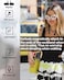 ZXQ Neckband Bluetooth Wireless HeadphonesAround the Neck Bluetooth Wireless Earbuds Headset100 Hours Long PlaytimeWaterproof Over Neck Sport Work Exercise Earphone with Carrying Case Black