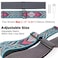 Abanen 22mm Elastic Watch Bands for Garmin Instinct 3 45mm Instinct 2 Solar Soft Stretchy Nylon Ultralight Wristband Strap for Instinct E 45mm Crossover Solar Grey Pink Blue