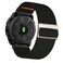 Abanen Quick Fit 22mm Elastic Nylon Watch Band for Garmin Fenix 7 Fenix 6 Fenix 5 epix Pro 47mm Soft Loop Stretchy Durable Wrist Strap for Forerunner 955 Black