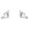 AISPORTS Gear S2 Watch Lugs Connectors Adapter Compatible With Samsung Gear S2 SMR720 SMR730 Stainless Steel Metal Replaceable Silver