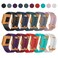 AIUNIT Compatible Ionic Bands for Men Women Small with Burnt Buckle Replacement Strap Sport Accessory Wristband for Ionic Smart Watch