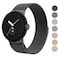 Amzpas Metal Band Compatible with Google Pixel Watch Bands for Women Men Stainless Steel Mesh Loop Adjustable Wristband Replacement Strap for Google Pixel Watch 12 3 41mm Band Black