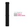 BlackPro Compatible with Coros Pace 2 Watch BandCoros Apex 42mm Watch Band Nylon Sport HookandLoop with Quick Release Pins Black