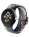 BlackPro Nylon Bands Compatible with Google Pixel Watch 3 Band 41mmPixel Watch 2 Band for Women Men Adjustable Stretchy Braided Straps with Upgraded Connector