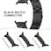 Create idea 4PCS Watch Strap Connector Adapter Compatible with Samsung Galaxy Watch Ultra 47mm for 22mm Quick Release Strap Bands with Spring Rod Black