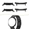 Create idea 4PCS Watch Strap Connector Adapter Compatible with Samsung Galaxy Watch Ultra 47mm for 22mm Quick Release Strap Bands with Spring Rod Black