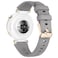 DEALELE Bands Compatible with Huawei Watch GT6 GT5 GT4 41mm GT5 Pro 42mm Garmin Venu 3S Forerunner 265S Fossil Womens Gen 6 18mm Soft Ice Crystal Silicone Replacement Strap Space gray