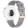 DEALELE Bands Compatible with Huawei Watch GT6 GT5 GT4 41mm GT5 Pro 42mm Garmin Venu 3S Forerunner 265S Fossil Womens Gen 6 18mm Soft Ice Crystal Silicone Replacement Strap Space gray