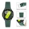 DEALELE Bands Compatible with Samsung Galaxy Watch 7 FE 66 classic 55 Pro 44 Classic 3 41mm Active 2 Huawei GT3 GT2 42mm 20mm Printed Leather Replacement Strap Dark green