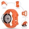 Eiavike Band Compatible with Google Pixel Watch Soft Silicone Sport Watch Bands Replacement Watch Strap Bracelet for Google Pixel Watch 21 Smartwatch Accessories Small 6BlackWhiteGrayOrangeSky