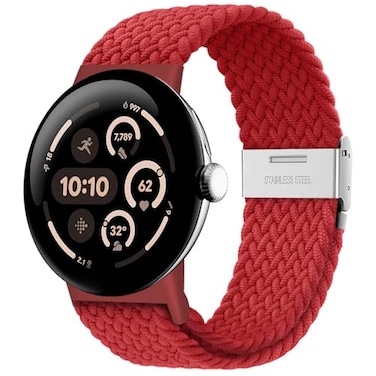 Eiavike Stretchy Braided Bands Compatible with Google Pixel Watch 4 3 2 1 41mm45mm Adjustable Elastic Nylon Woven Breathable Sport Loop Straps for Pixel Watch 41 45 MM Wristbands Women Men