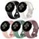 Farluya 5 Pack Watch Bands Compatible with Google Pixel 2Pixel 3Pixel 4 41mm for Women MenSoft Silicone Durable Sport Replacement Strap for Pixel Watch 41mm Smartwatch Accessories